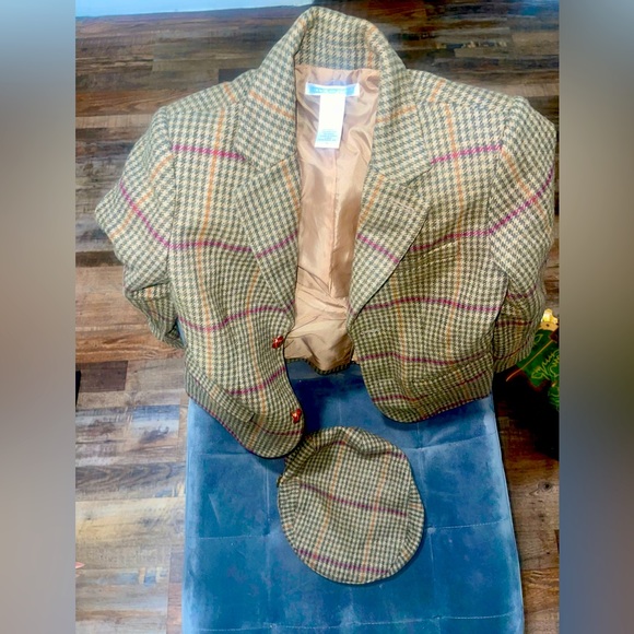 Janie and Jack Blazer and Hat set - Picture 3 of 4